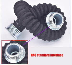 Planet Gates Air Circulator Suppied-Air Respirators Electric Military Gas Mask With No.3 Carborn 0.5M Tube Rechargeable Blower Painting,Spray