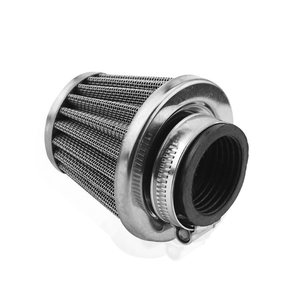 Planet Gates Air Filter Motorcycle Accessories Oval Metallic Clamp-on Refit Intake Funnel Air Filters 28mm 35mm 39mm 42mm 48mm 50mm 52mm 60mm