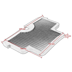 Planet Gates Air Intake Cleaner For Kawasaki Versys 650 2007-2013 ER-6N ER6F 2006-2008 Ninja 650R 2006-2008 Motorcycle Replacement Air Filter