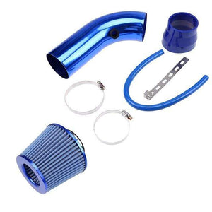 Planet Gates Air intake Kit3 3" 76mm Air Intake Kit Aluminum Admission Pipe With High Flow Air Filter Cold Air Inlet Duct , Mushroom Head