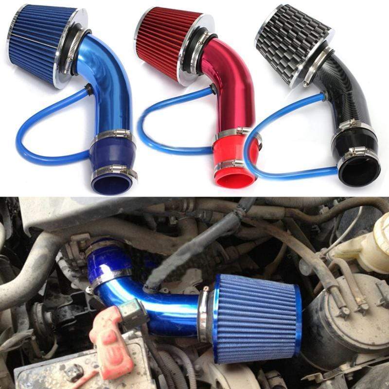 Planet Gates Air Intakes Parts Air Intake System Accessories Universal Car Automobile Racing Air Intake Filter Aluminum Pipe Power Flow Kit