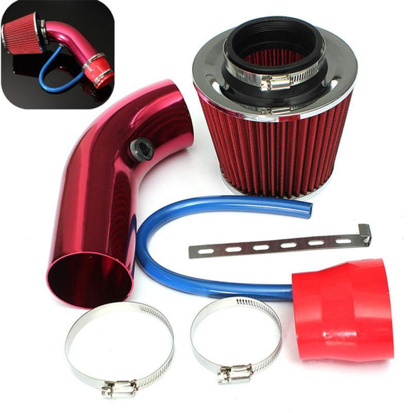Planet Gates Air Intakes Parts Air Intake System Accessories Universal Car Automobile Racing Air Intake Filter Aluminum Pipe Power Flow Kit