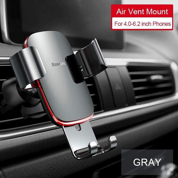 Baseus Car Phone Holder for Car CD Slot Air Vent Mount Phone Holder Stand for iPhone Samsung Metal Gravity Mobile Phone Holder