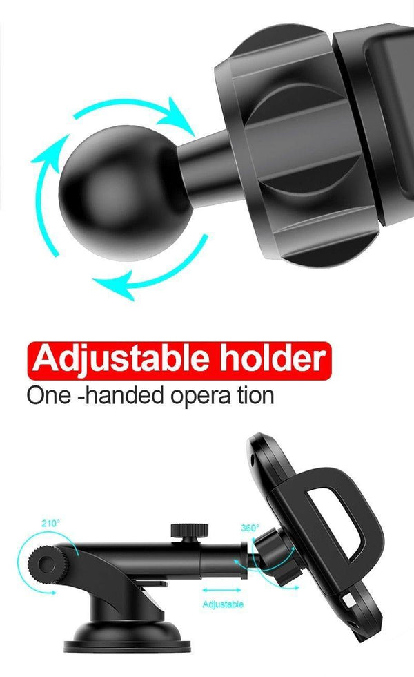 Planet Gates Air Vent Holder TOMKAS Qi Wireless Car Charger Infrared Sensor Fast Charger Wireless Charging For Phone Automatic Induction Wireless Car Charger