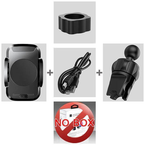 Planet Gates Air Vent Holder TOMKAS Qi Wireless Car Charger Infrared Sensor Fast Charger Wireless Charging For Phone Automatic Induction Wireless Car Charger