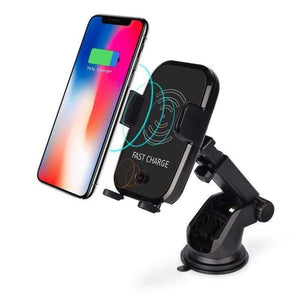Planet Gates Air vent only Car Infrared Sensor Automatic Qi Fast Wireless Car Mobile Phone Charger for iPhone X 8 Plus Samsung S9 S8 Plus S7 Note 8
