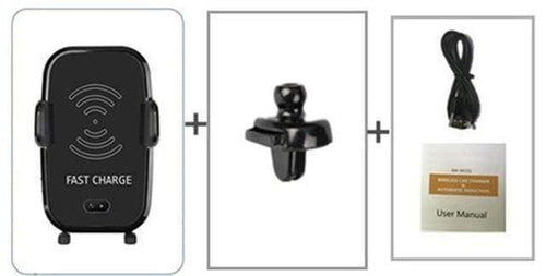 Planet Gates Air vent only Car Infrared Sensor Automatic Qi Fast Wireless Car Mobile Phone Charger for iPhone X 8 Plus Samsung S9 S8 Plus S7 Note 8