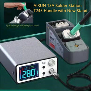 Planet Gates AIXUN T3A T245 Solder Iron Pen Holder for Intelligent Soldering Station T245 Handle Soldering Iron Tips Welding Iron Station