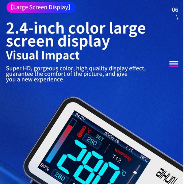 Planet Gates AIXUN T3A T245 Solder Iron Pen Holder for Intelligent Soldering Station T245 Handle Soldering Iron Tips Welding Iron Station