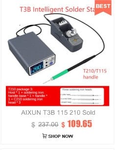 Planet Gates AIXUN T3A T245 Solder Iron Pen Holder for Intelligent Soldering Station T245 Handle Soldering Iron Tips Welding Iron Station