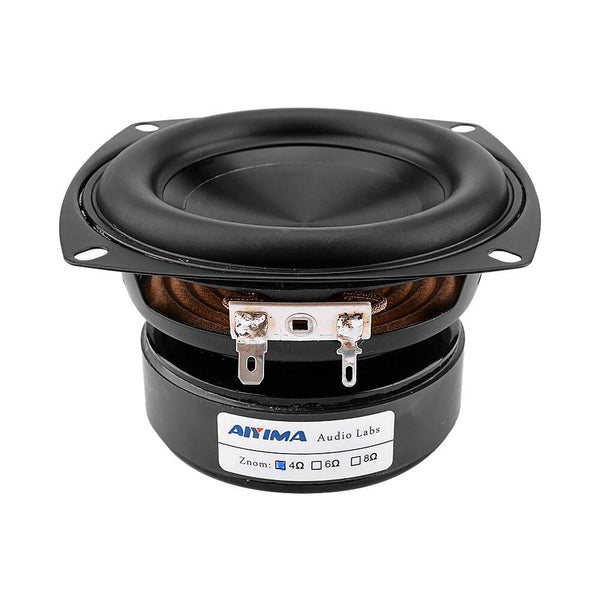 Planet Gates AIYIMA 1Pc 4 Inch Woofer Audio Speaker Driver 4 8 Ohm 100W Bass Hifi Sound Music Waterproof Subwoofer Speaker DIY Home Theater