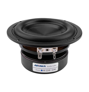 Planet Gates AIYIMA 1Pc 4 Inch Woofer Audio Speaker Driver 4 8 Ohm 100W Bass Hifi Sound Music Waterproof Subwoofer Speaker DIY Home Theater