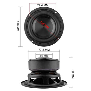 Planet Gates AIYIMA 1Pc 4Inch 100W Audio Speaker Driver 4Ohm 8Ohm Heavy Bass Loudspeaker Hifi Sound Music Subwoofer Speakers For DIY Theater