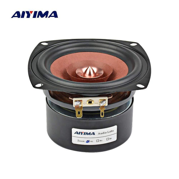 Planet Gates AIYIMA 1Pcs 4 Inch Audio Sound Speaker Driver Hifi 4 8 Ohm 30W Full Range Speaker Bookshelf Loudspeaker For Amplifier DIY
