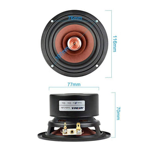 Planet Gates AIYIMA 1Pcs 4 Inch Audio Sound Speaker Driver Hifi 4 8 Ohm 30W Full Range Speaker Bookshelf Loudspeaker For Amplifier DIY