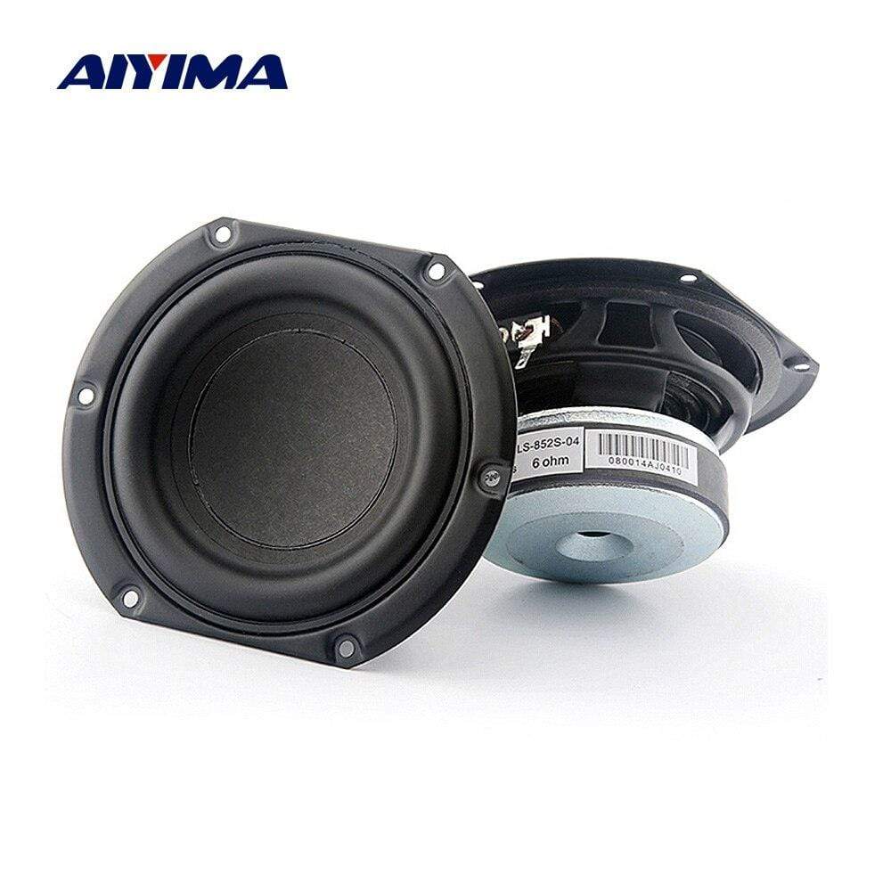 Planet Gates AIYIMA 1Pcs 4 Inch Car Midrange Bass Speaker Driver 6 Ohm 30W Sound Amplifier Speakers For Hifi Home Theater Audio Loudspeaker