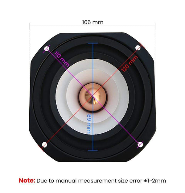 Planet Gates AIYIMA 1Pcs 4 Inch Full Range Speaker Driver 4 8 Ohm 15W Home Theater Audio Music Sound Loudspeaker DIY HIFI Power Amplifier
