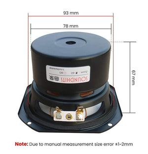 Planet Gates AIYIMA 1Pcs 4 Inch Full Range Speaker Driver 4 8 Ohm 15W Home Theater Audio Music Sound Loudspeaker DIY HIFI Power Amplifier