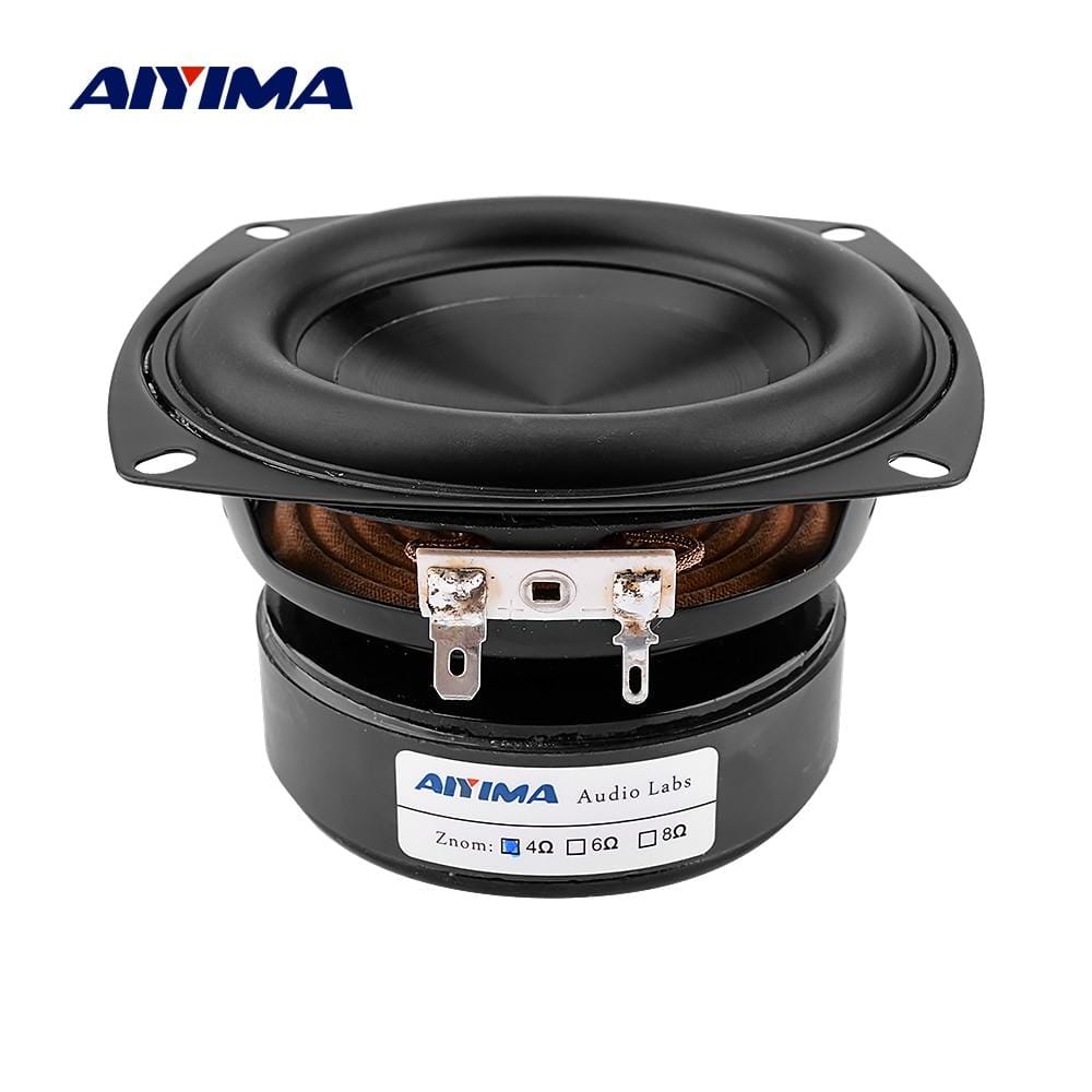 Planet Gates AIYIMA 1Pcs 4 Inch Woofer Speaker Driver Hifi 4 8 Ohm 100W Bass Sound Speaker Waterproof Subwoofer DIY Sound Home Theater