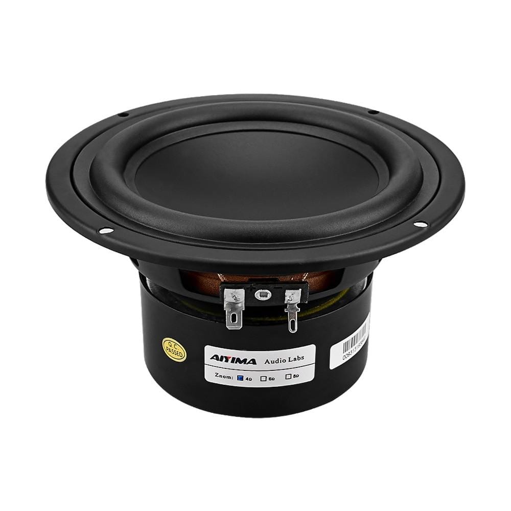 Planet Gates AIYIMA 1Pcs 5.25Inch Subwoofer Speaker Driver 4 8 Ohm 40W Woofer Strong Deep Bass Home Theater For Bookshelf Speaker Car Audio