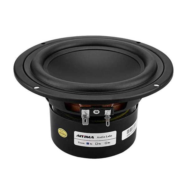 Planet Gates AIYIMA 1Pcs 5.25Inch Subwoofer Speaker Driver 4 8 Ohm 40W Woofer Strong Deep Bass Home Theater For Bookshelf Speaker Car Audio