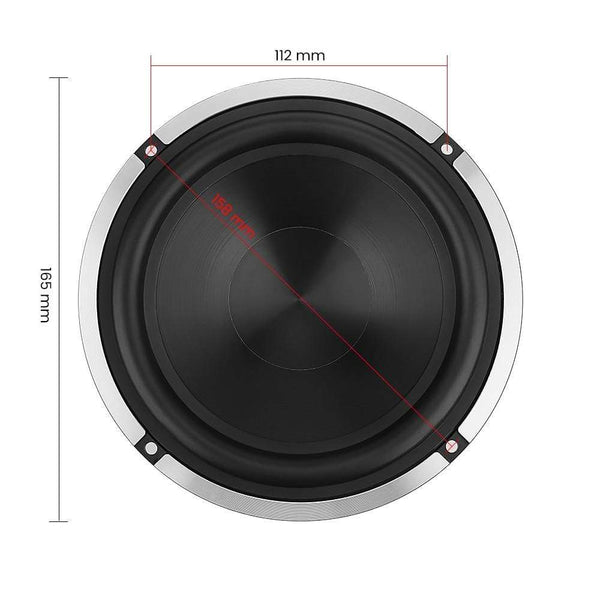 Planet Gates AIYIMA 1Pcs 6.5 Inch Woofer Speaker 50W 4 Ohm Bass Audio Car Sound Speaker Driver Aluminum Ceramic Black Diamond Cast Booksheft
