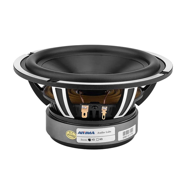 Planet Gates AIYIMA 1Pcs 6.5 Inch Woofer Speaker 50W 4 Ohm Bass Audio Car Sound Speaker Driver Aluminum Ceramic Black Diamond Cast Booksheft
