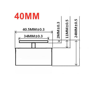 Planet Gates AIYIMA 25/20/15W Audio Speaker 40/44/50MM Full Range Loudspeaker Resonance Sound Exciter Super Bass Neodymium Portable Speakers
