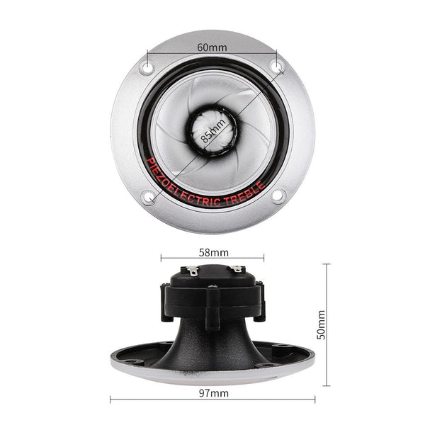 Planet Gates AIYIMA 2PC Audio Tweeters Piezoelectric Tweeter Speaker 100W Treble Sound Speaker Driver Piezo Loudspeakers For DIY Home Theater