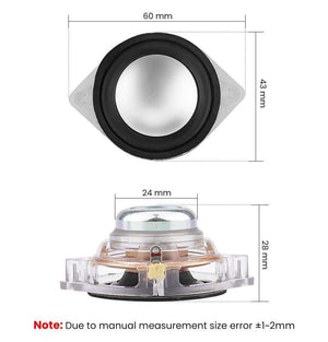 Planet Gates AIYIMA 2Pcs 1.75 Inch Full Range Audio Speaker 45MM 8 Ohm 5W Crystal Loudspeaker Home Theater Music Hifi Speaker Driver