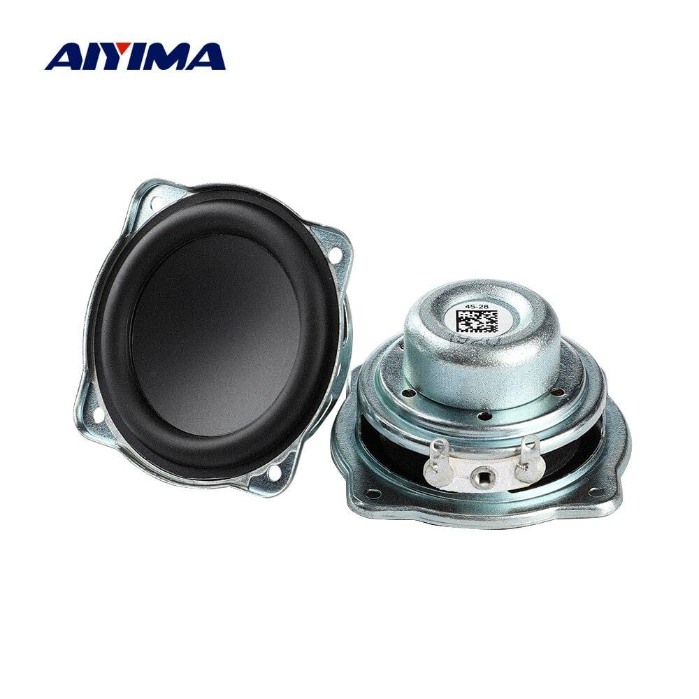 Planet Gates AIYIMA 2Pcs 1.75 Inch Full Range Mini Speaker Driver Neodymium Audio Loudspeaker 4 Ohm 5W DIY Home Theater BT Speaker