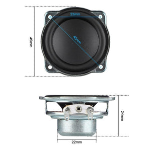 Planet Gates AIYIMA 2Pcs 1.75 Inch Full Range Mini Speaker Driver Neodymium Audio Loudspeaker 4 Ohm 5W DIY Home Theater BT Speaker
