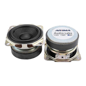 Planet Gates AIYIMA 2Pcs 2.5 Inch Full Range Speaker Units 8 Ohm 10W Sound Speaker Driver 66MM Rubber Edge Loudspeaker DIY Home Theater