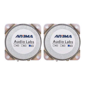 Planet Gates AIYIMA 2Pcs 2.5 Inch Full Range Speaker Units 8 Ohm 10W Sound Speaker Driver 66MM Rubber Edge Loudspeaker DIY Home Theater