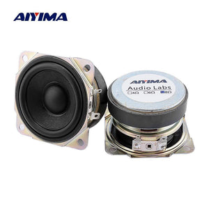 Planet Gates AIYIMA 2Pcs 2.5 Inch Full Range Speaker Units 8 Ohm 10W Sound Speaker Driver 66MM Rubber Edge Loudspeaker DIY Home Theater