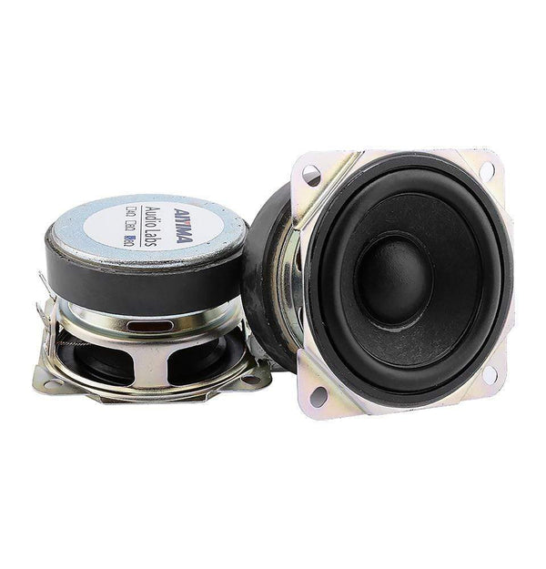Planet Gates AIYIMA 2Pcs 2.5 Inch Full Range Speaker Units 8 Ohm 10W Sound Speaker Driver 66MM Rubber Edge Loudspeaker DIY Home Theater