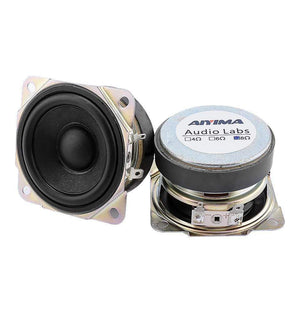 Planet Gates AIYIMA 2Pcs 2.5 Inch Full Range Speaker Units 8 Ohm 10W Sound Speaker Driver 66MM Rubber Edge Loudspeaker DIY Home Theater