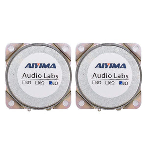 Planet Gates AIYIMA 2Pcs 2.5 Inch Full Range Speaker Units 8 Ohm 10W Sound Speaker Driver 66MM Rubber Edge Loudspeaker DIY Home Theater