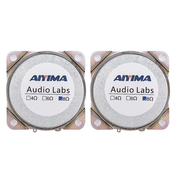Planet Gates AIYIMA 2Pcs 2.5 Inch Full Range Speaker Units 8 Ohm 10W Sound Speaker Driver 66MM Rubber Edge Loudspeaker DIY Home Theater
