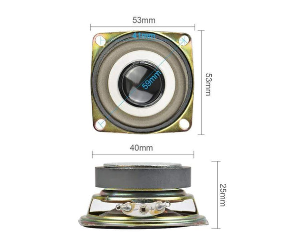 Planet Gates AIYIMA 2Pcs 2.5Inch Audio Portable Speaker Driver 4Ohm 3W 40 Magnetic Tweeter Loudspeaker DIY Music Player Parlante Speakers