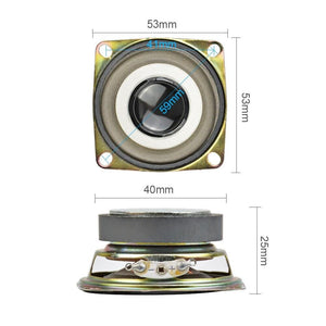 Planet Gates AIYIMA 2Pcs 2.5Inch Audio Portable Speaker Driver 4Ohm 3W 40 Magnetic Tweeter Loudspeaker DIY Music Player Parlante Speakers
