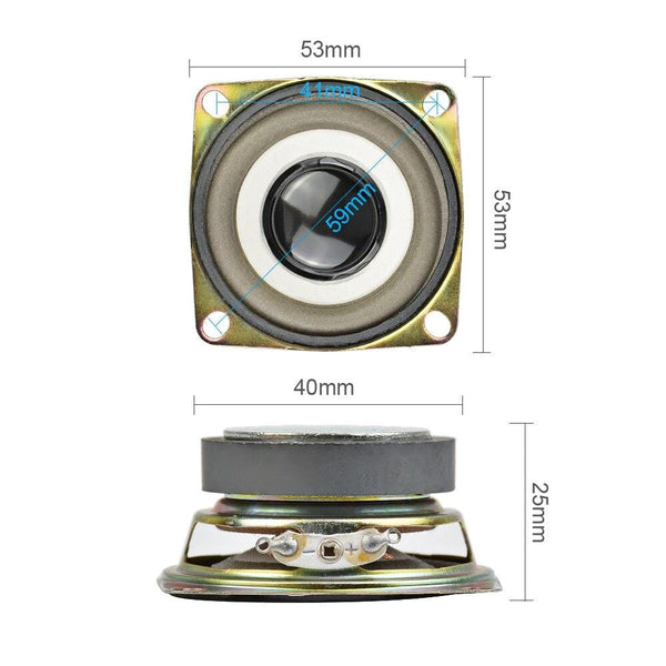 Planet Gates AIYIMA 2Pcs 2.5Inch Audio Portable Speaker Driver 4Ohm 3W 40 Magnetic Tweeter Loudspeaker DIY Music Player Parlante Speakers