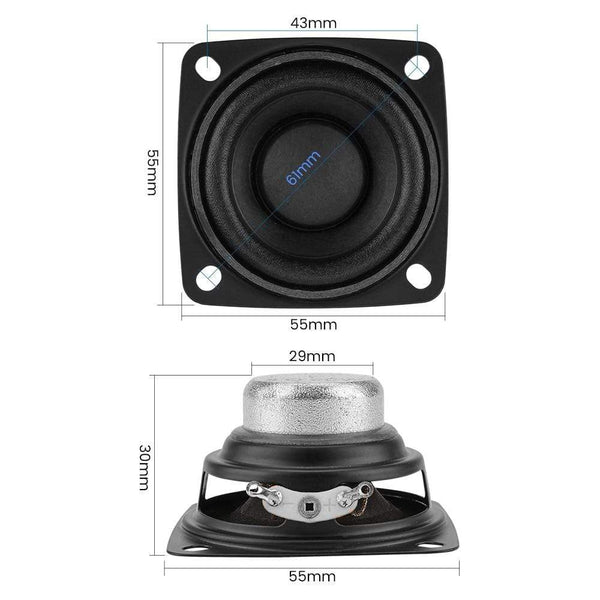 Planet Gates AIYIMA 2Pcs 2 Inch Full Range Sound Amplifier Speaker Driver 4 Ohm 10W 15W 20W Radio Loudspeaker DIY BT Speaker