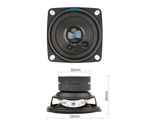 Planet Gates AIYIMA 2Pcs 2 Inch Portable Speakers Driver 4 8 Ohm 10W Full Range Sound Speaker Amplifier Home Theater DIY