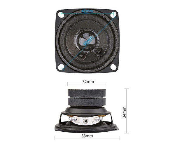 Planet Gates AIYIMA 2Pcs 2 Inch Portable Speakers Driver 4 8 Ohm 10W Full Range Sound Speaker Amplifier Home Theater DIY