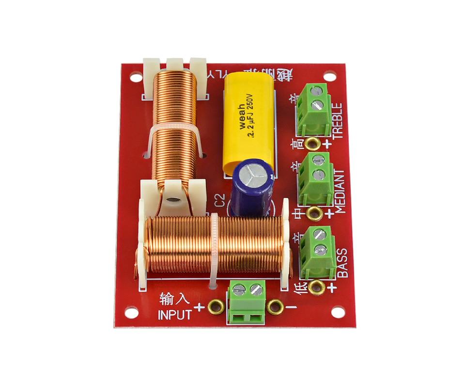 Planet Gates AIYIMA 2pcs 200W 3 Way Audio Speaker Crossover Treble + Midrange + Bass Independent Crossover Speakers Filter Frequency Divider