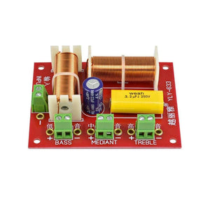 Planet Gates AIYIMA 2pcs 200W 3 Way Audio Speaker Crossover Treble + Midrange + Bass Independent Crossover Speakers Filter Frequency Divider