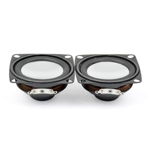 Planet Gates AIYIMA 2Pcs 2Inch Audio Speaker Driver 16 Core 4Ohm 3W Silver Speakers Pot Portable Loudspeaker DIY For Home Theater Sound Syste