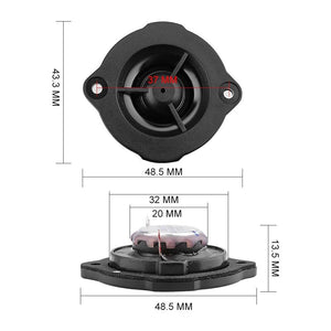 Planet Gates AIYIMA 2pcs 2Inch Portable Audio Tweeters Hifi Fever Magnetic Speaker Driver 12Ohm 5W Loudspeaker Column For Home Sound System