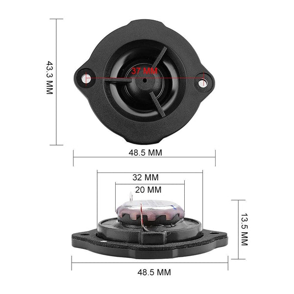 Planet Gates AIYIMA 2pcs 2Inch Portable Audio Tweeters Hifi Fever Magnetic Speaker Driver 12Ohm 5W Loudspeaker Column For Home Sound System